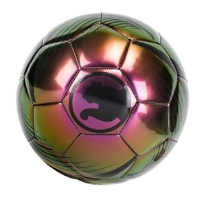 Puma Procat Soccer Ball Size 5 Purple Green Iridescent Outdoor Sports Youth Kids